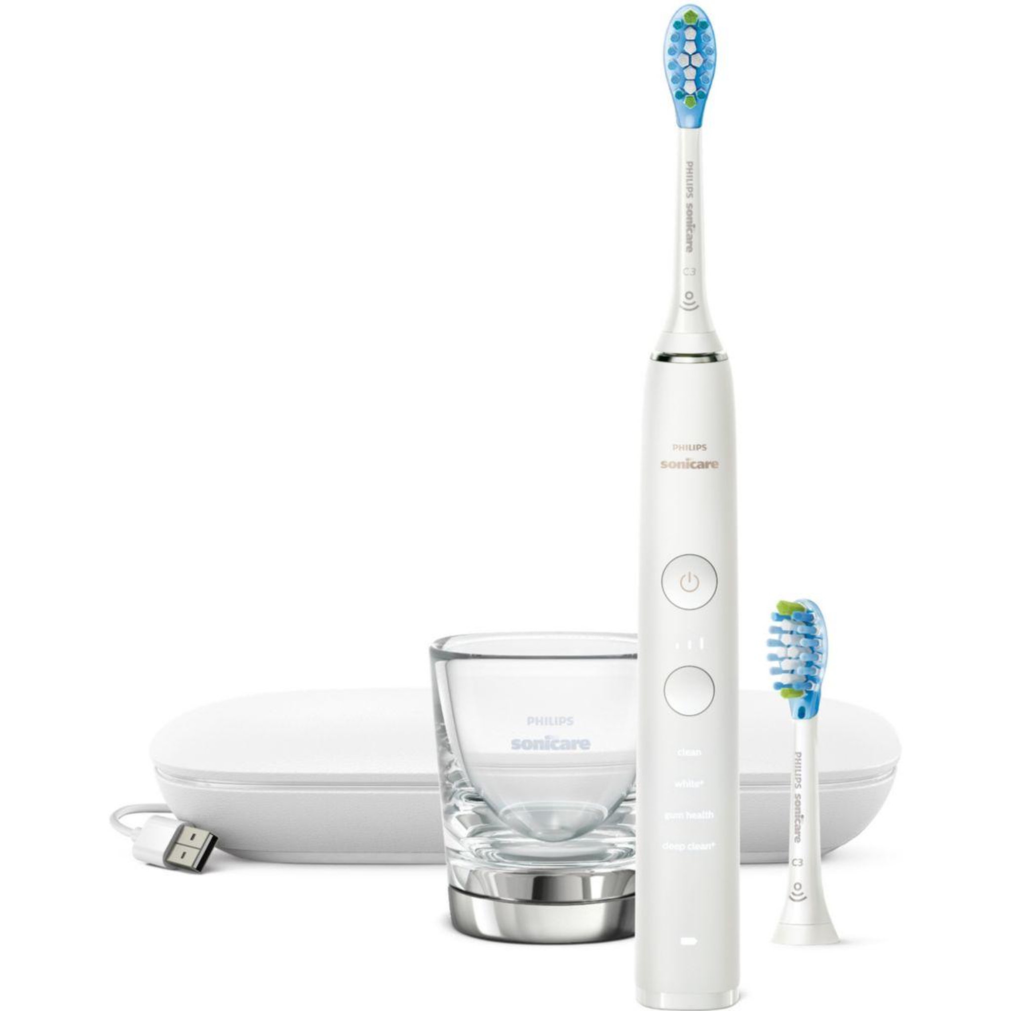 Voir la diapositive 4 : Philips Brosse à dents électrique Sonicare Diamondclean 9000 HX9913/17