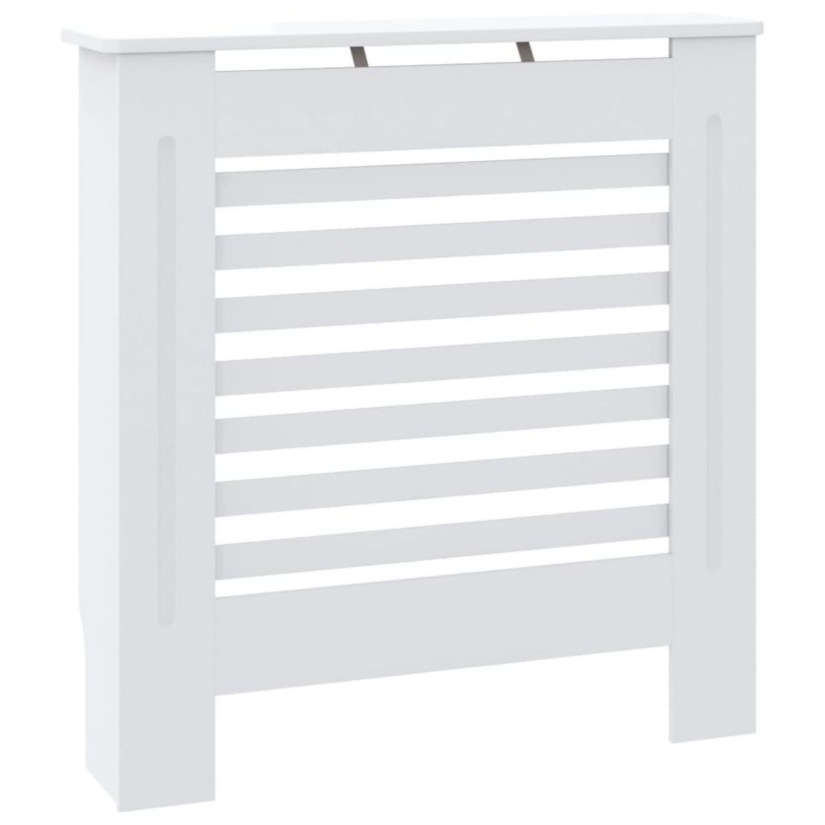 VIDAXL Cache-radiateur MDF Blanc 78 cm