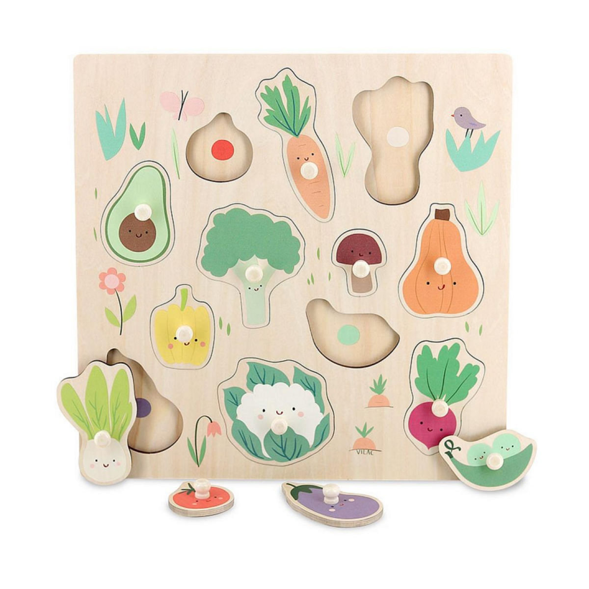 Vilac Les legumes du jardin a encastrer - Sarah Betz