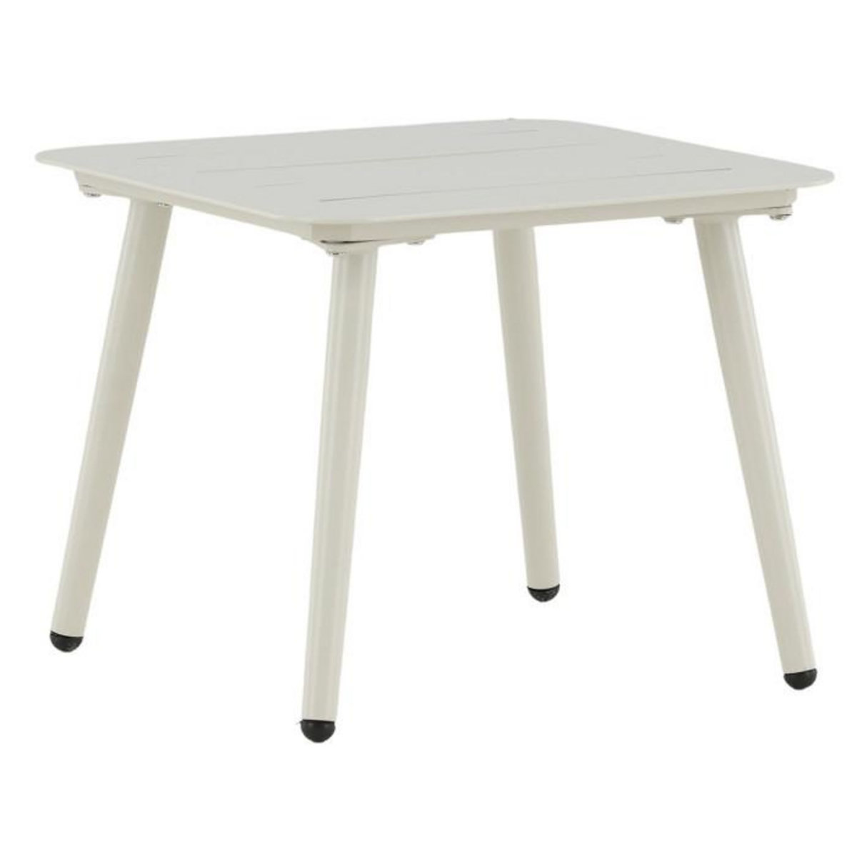 Paris Prix Table d'Appoint de Jardin Carrée  Lina  40cm Beige