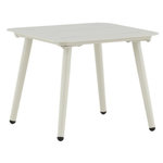 Paris Prix Table d'Appoint de Jardin Carrée  Lina  40cm Beige