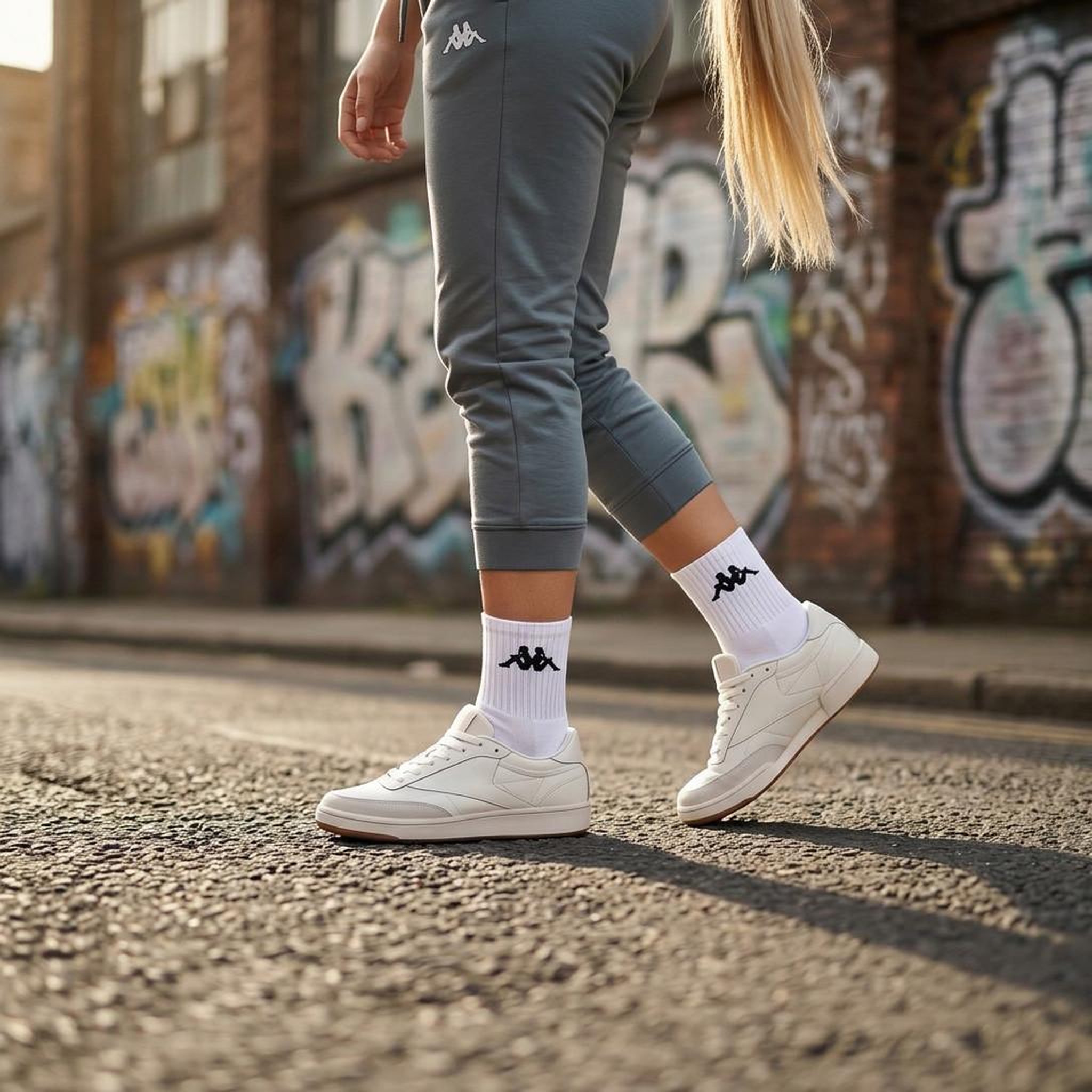 Voir la diapositive 3 : KAPPA Pack de Chaussettes Femme Quarter KAPPA (Lot de 6)