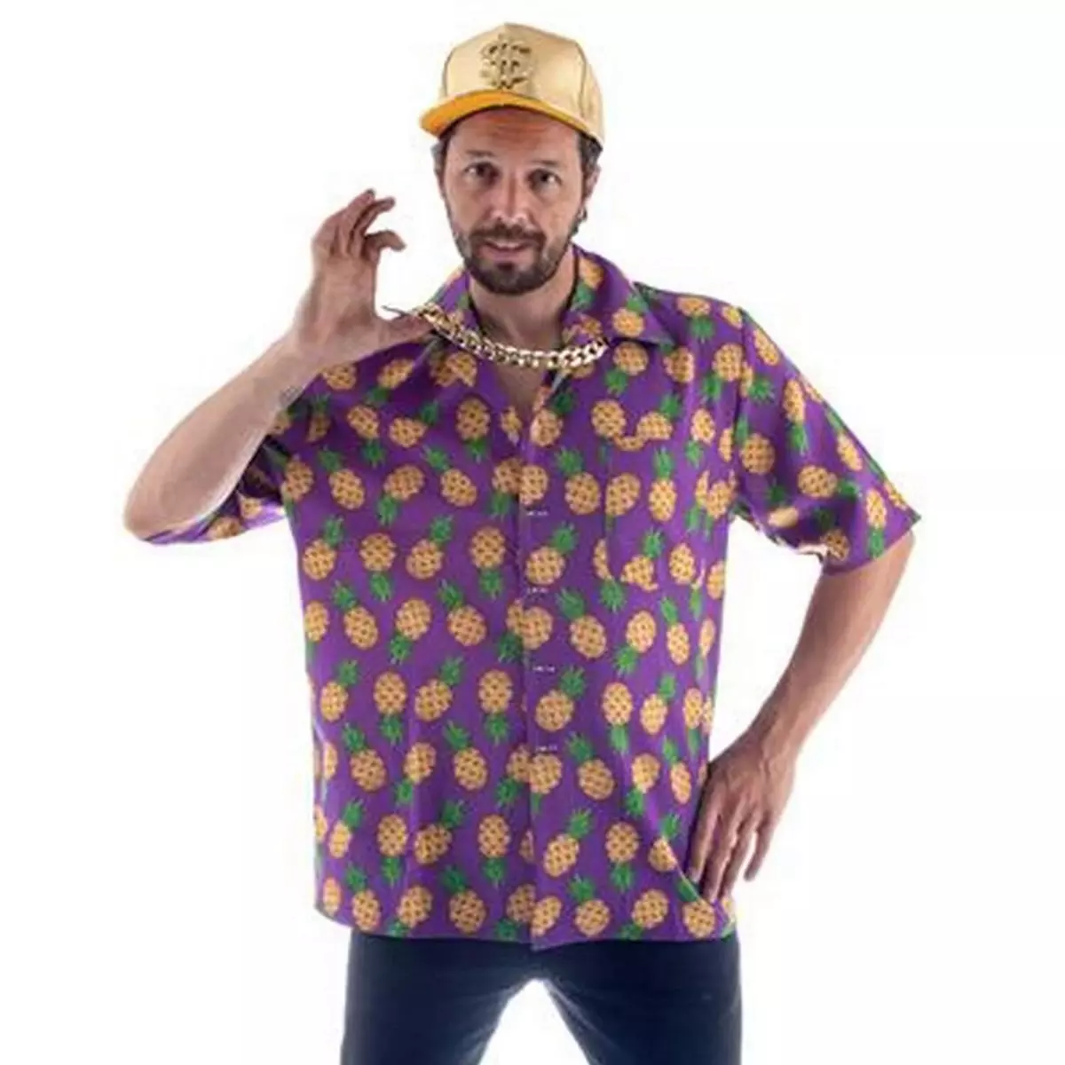 FUNNY FASHION Chemise ananas - Homme - XL