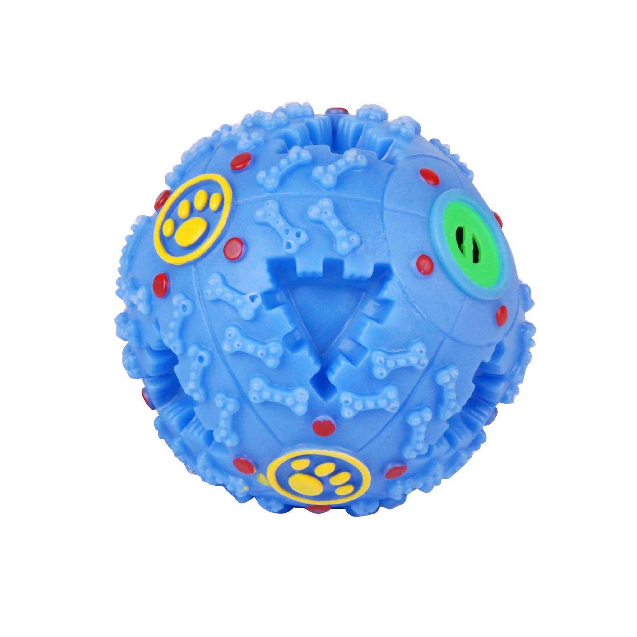 DIVERS Jouet pour chien - Balle à trous. Coloris disponibles : Bleu