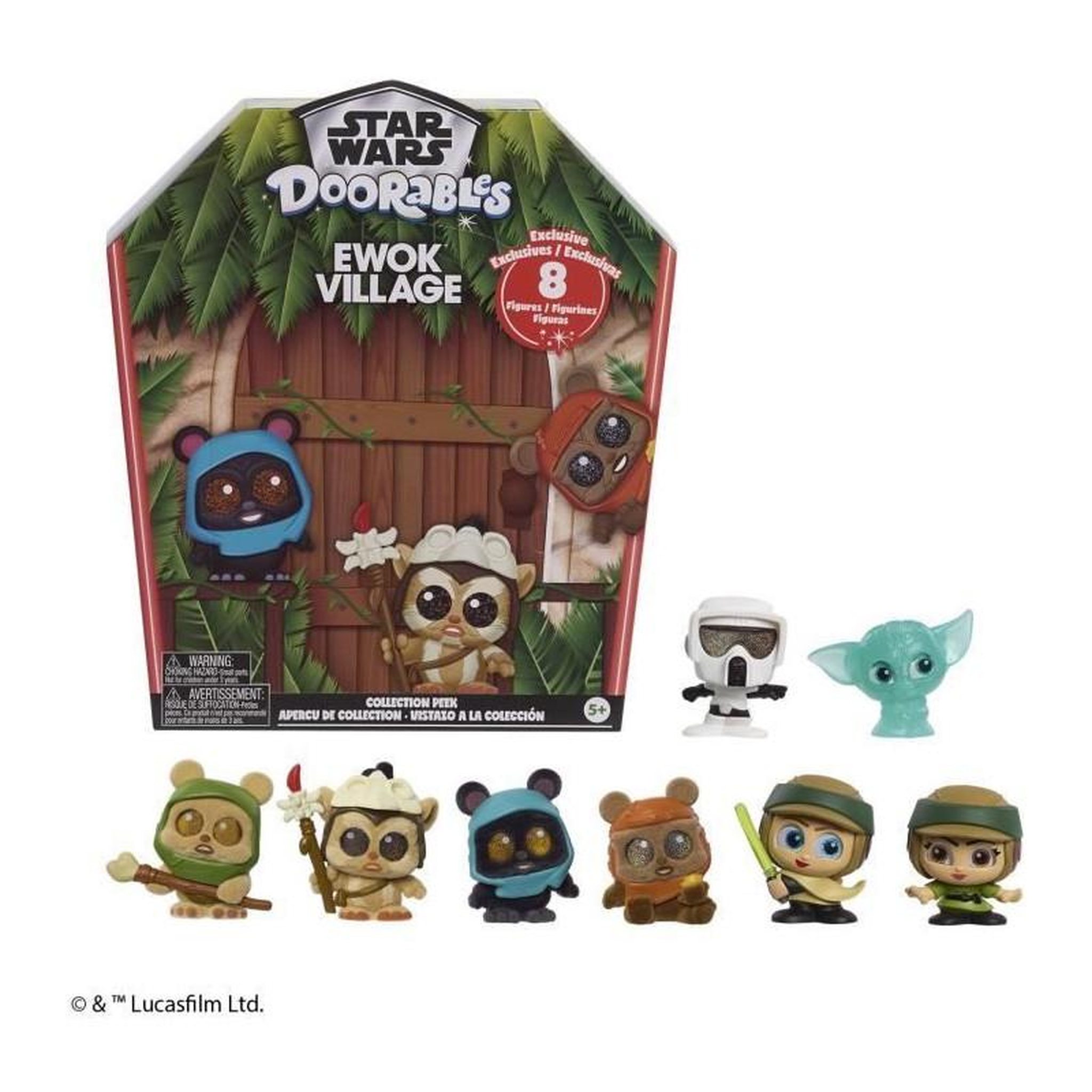 GENERIQUE Figurines a collectionner - STAR WARS - Coffret Collector Ewok - 8 figurines exclusives, a partir de 5 ans