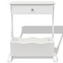 Voir la diapositive 4 : VIDAXL Porte-revues Melrose Blanc