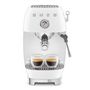 Voir la diapositive 6 : SMEG Robot café 15 bars blanc - ECF03WHEU