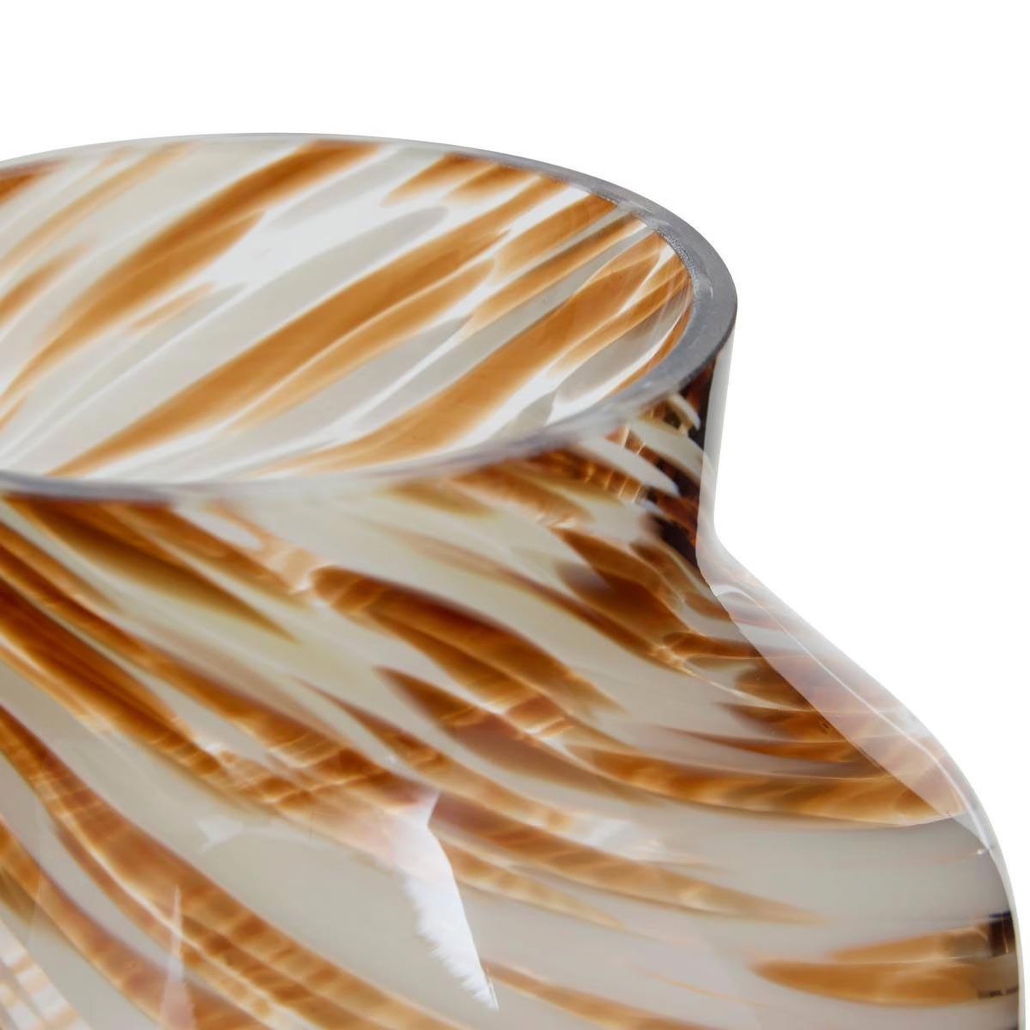 Voir la diapositive 2 : ATMOSPHERA Vase déco en verre  arvo  19cm multicolore