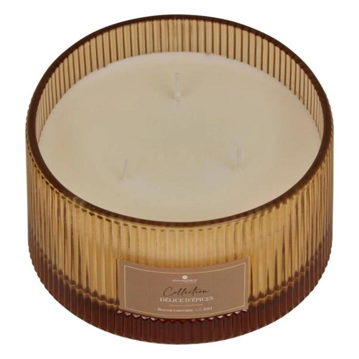 ATMOSPHERA Bougie Parfumée en Verre  Albie  635g Délice d'Épices