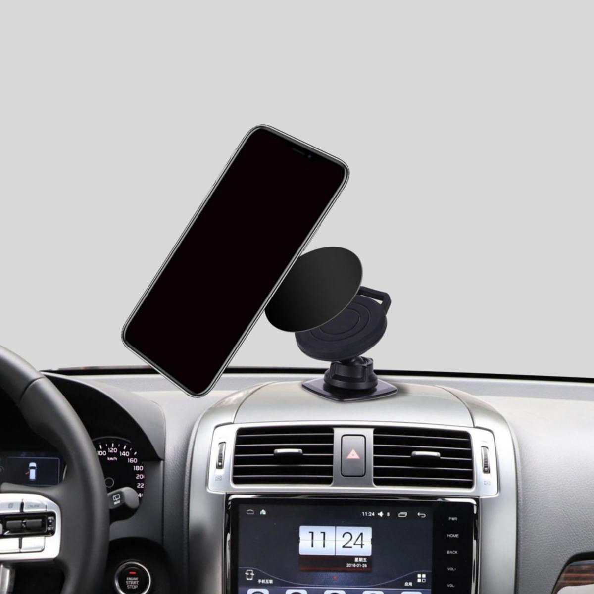 ESSENTIEL B Support smartphone Aimants ronds + rectangles x6