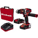Einhell Perceuse Visseuse à percussion sans fil TE-CD 18/48 Li-i (2x2,0Ah)