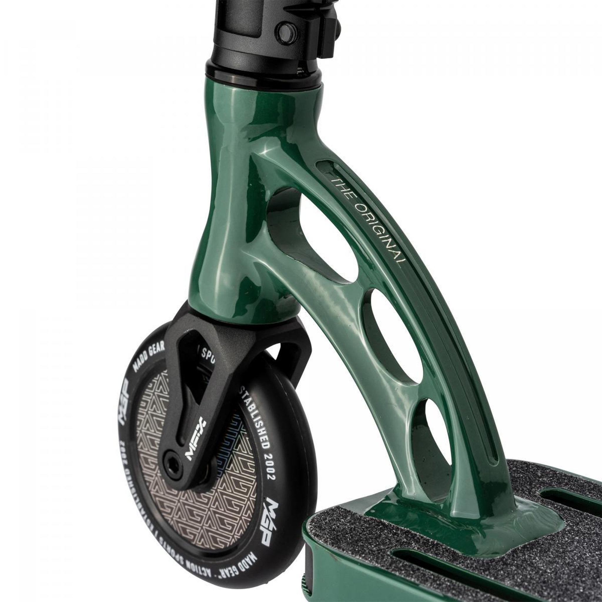 Voir la diapositive 3 : Madd Scooter Trottinette MGP origin extreme vert nacré