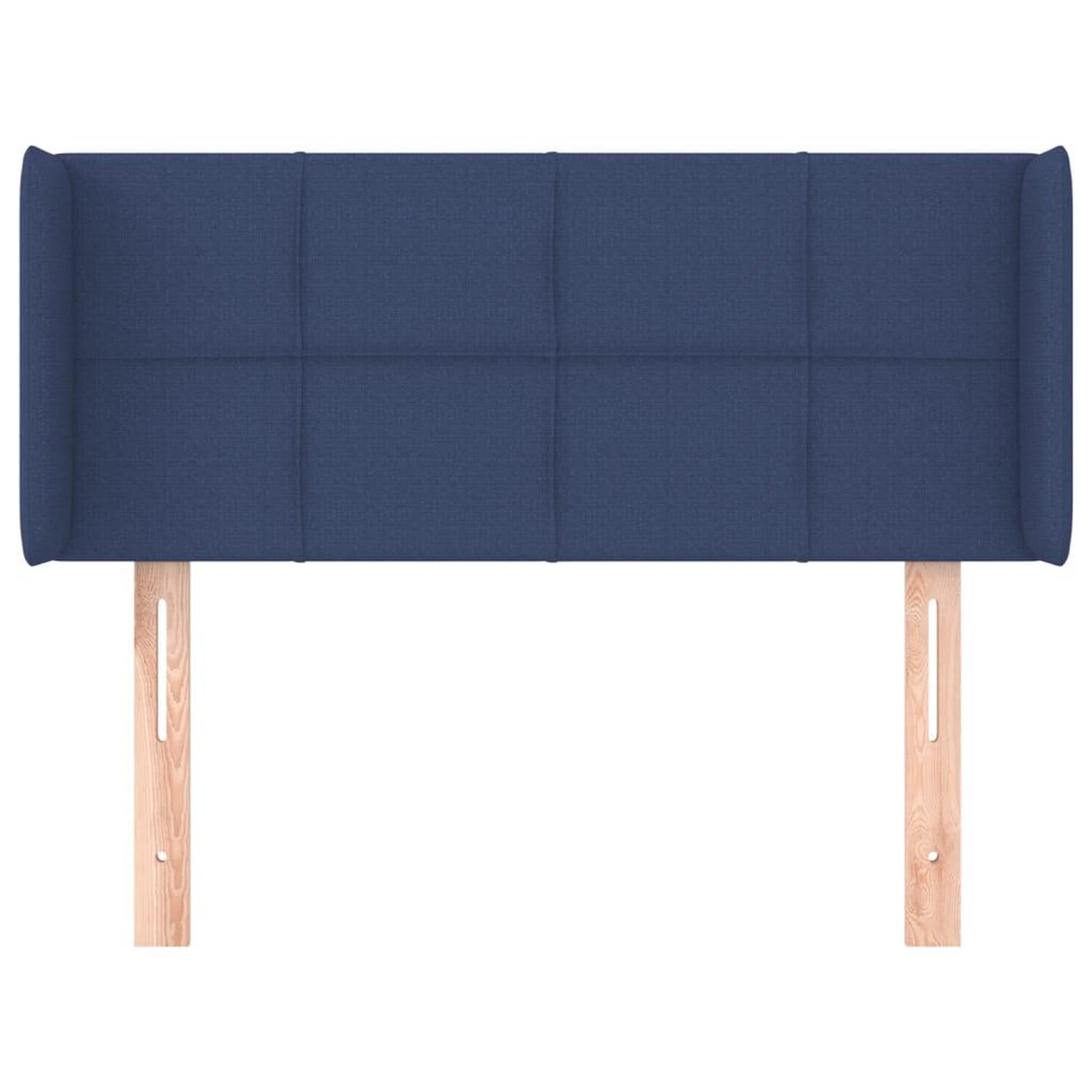 Voir la diapositive 3 : VIDAXL Tete de lit avec oreilles Bleu 83x16x78/88 cm Tissu