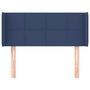 Voir la diapositive 3 : VIDAXL Tete de lit avec oreilles Bleu 83x16x78/88 cm Tissu