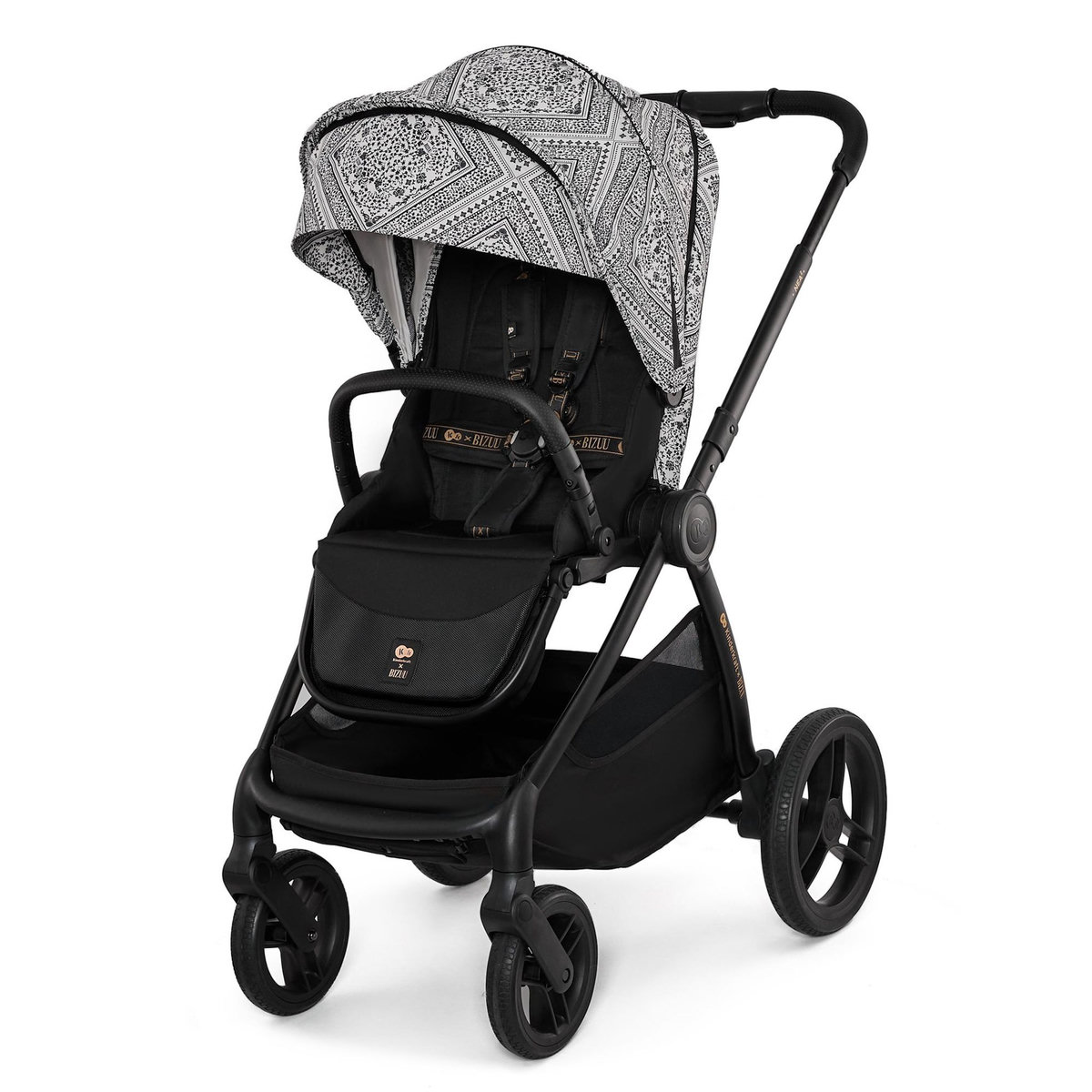 KINDERKRAFT Poussette combinée polyvalente 2 en 1 avec siège réversible à 27 kg