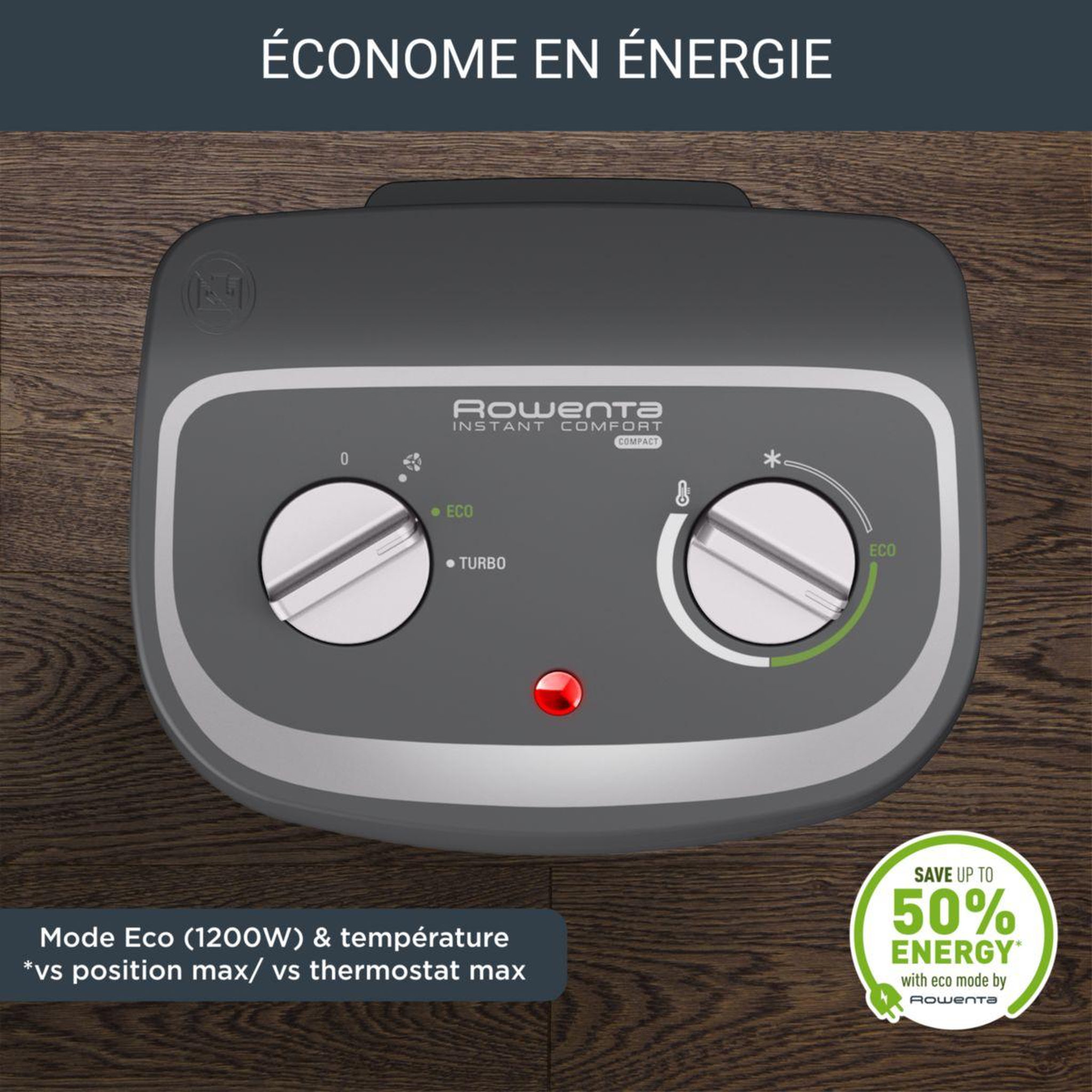 Voir la diapositive 3 : ROWENTA Chauffage soufflant SO2330F2