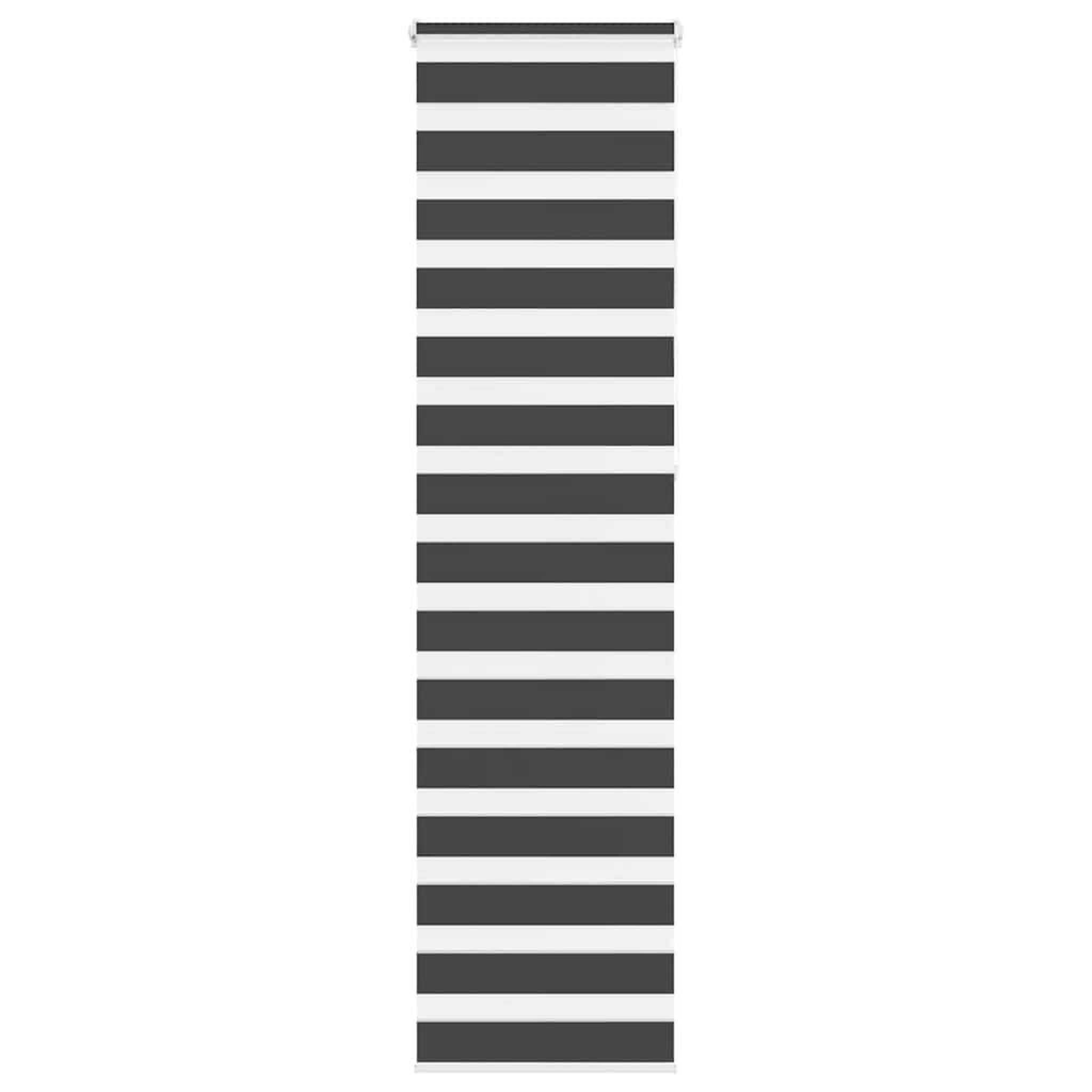 VIDAXL Store zebre noir 50x230 cm largeur du tissu 45,9 cm polyester