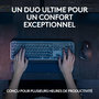 Voir la diapositive 2 : Logitech Clavier + Souris MX keys S avec repose poignet