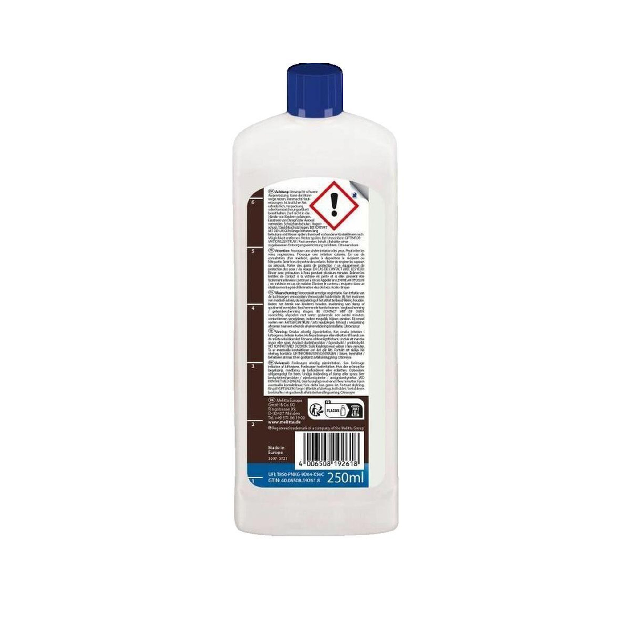 Voir la diapositive 2 : Melitta Détartrant Melitta 250 ml
