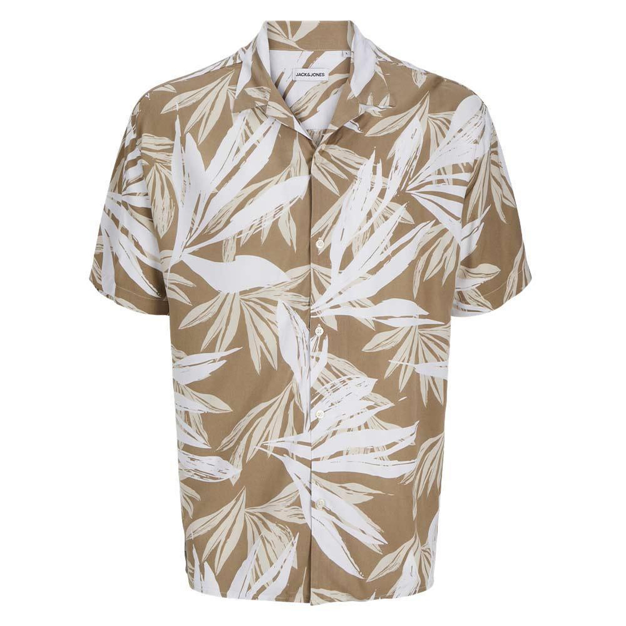 Voir la diapositive 5 : Jack & Jones Chemise Beige/Blanche Homme Jack & Jones Jjejeff