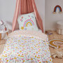 Voir la diapositive 1 : FUTURE HOME Parure de lit enfant arc-en-ciel réversible 140x200cm