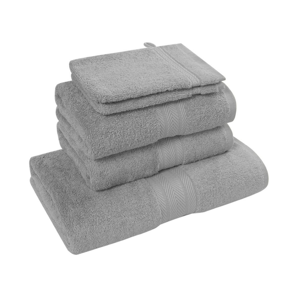 Sensei Maison Ensemble de bain 5 pièces (1 drap de bain + 2 serviettes de toilette + 2 gants) LUXURY