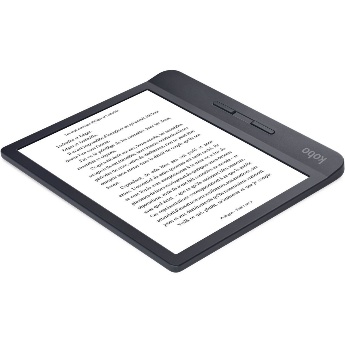 kobo Liseuse eBook Libra H2O 7¨ Noire - 8Go