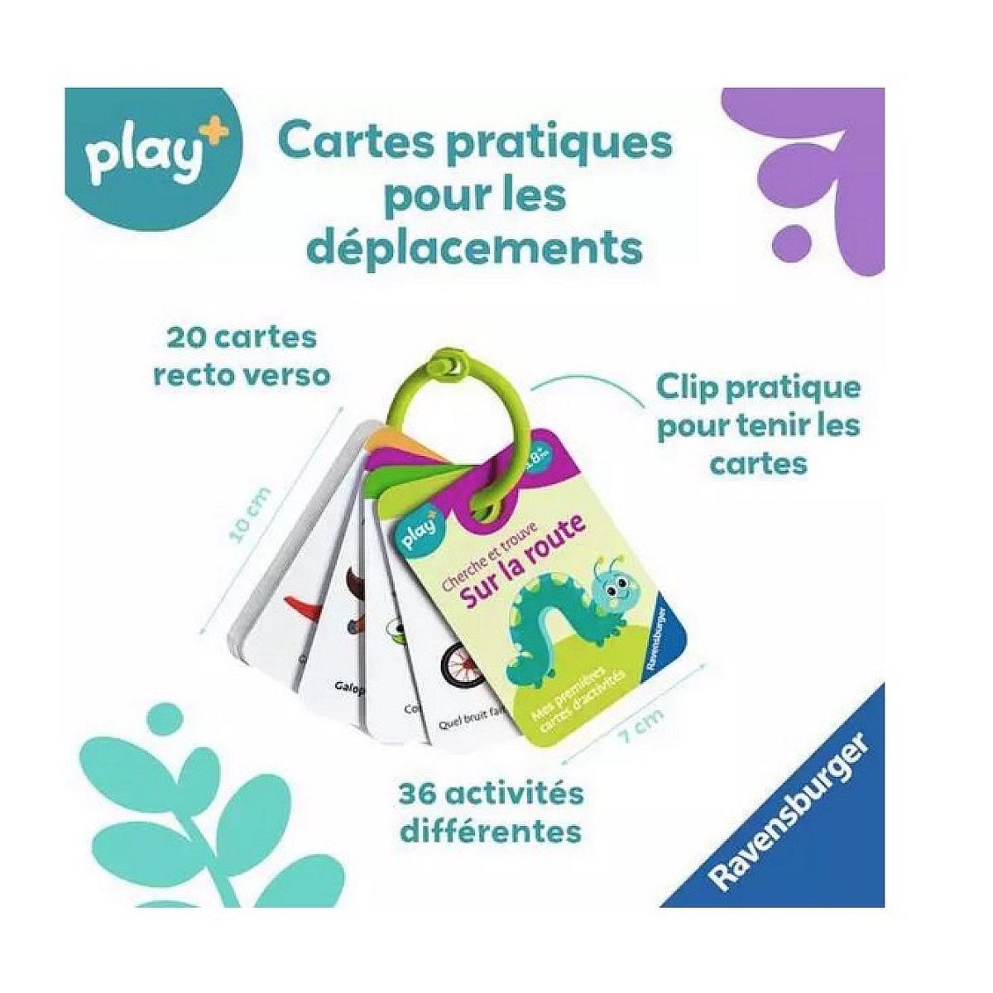 Voir la diapositive 4 : RAVENSBURGER Mes premieres cartes d activites - Cherche et trouve sur la route