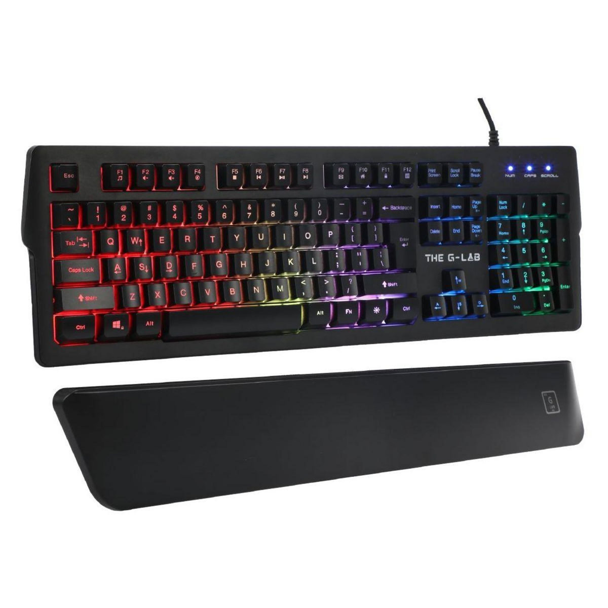 THE G-LAB Clavier gamer KEYZ PALLADIUM FR