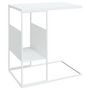 Voir la diapositive 2 : VIDAXL Table d'appoint Blanc 55x36x59,5 cm Bois d'ingenierie
