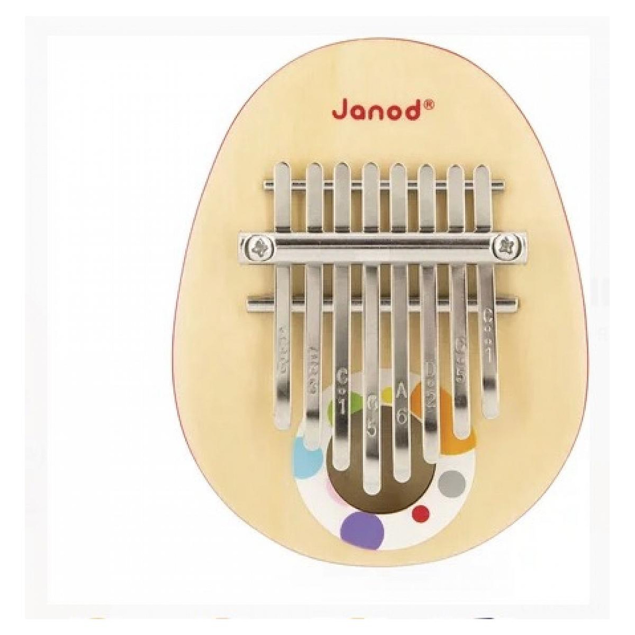 Voir la diapositive 3 : Juratoys-Janod Kalimba Confetti Instrument musical