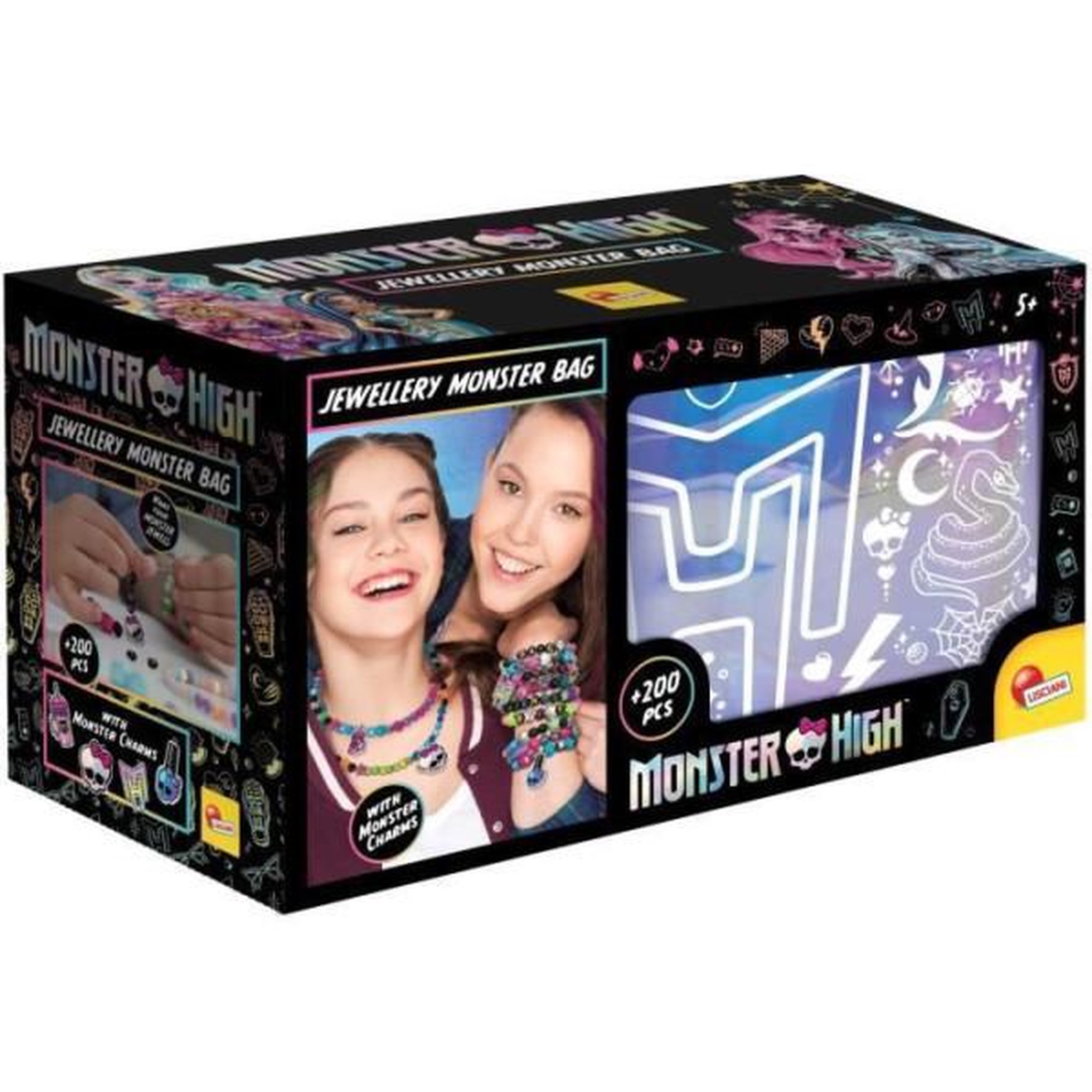 LISCIANI GIOCHI Kit bijoux - lisciani - monster high - scary jewels display - perles et breloques - créations portables