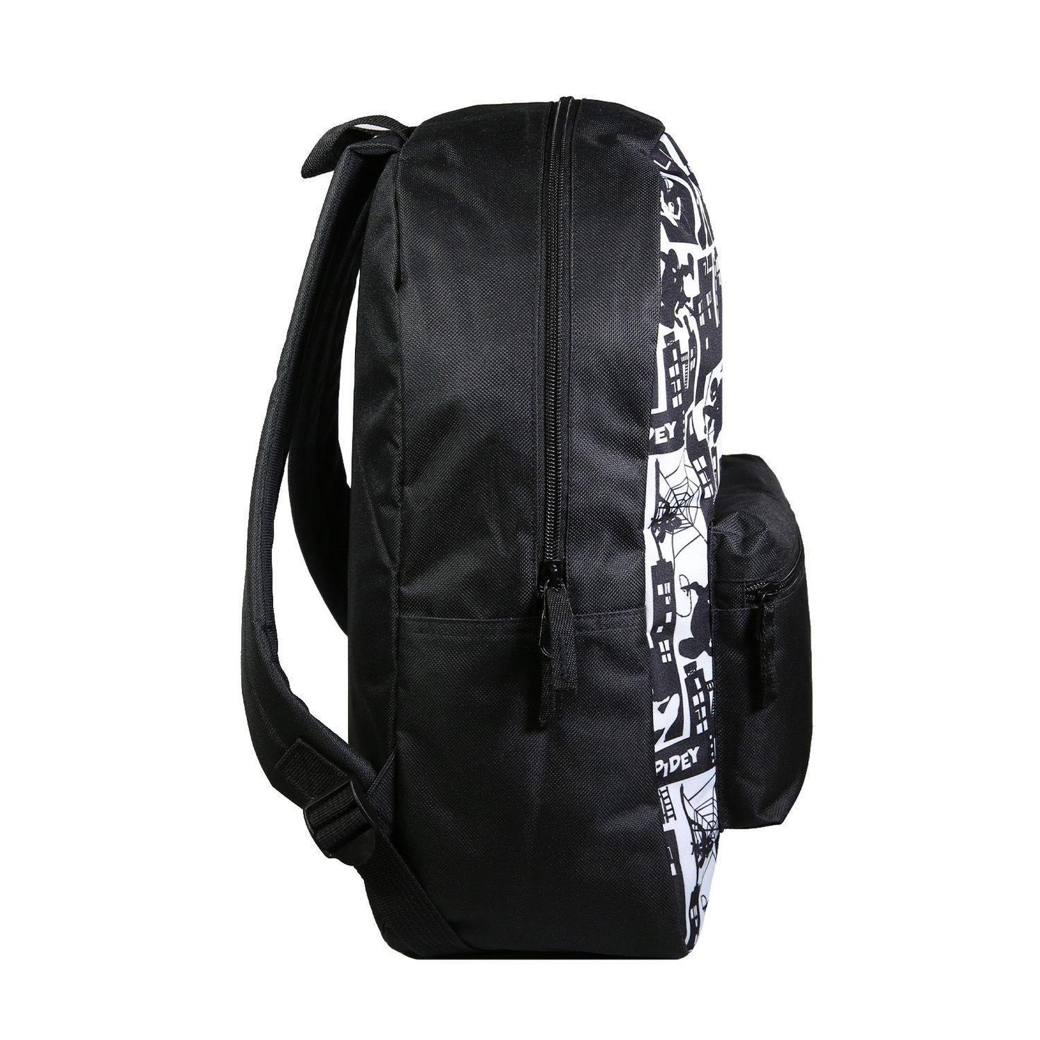 Voir la diapositive 3 : Bagtrotter BAGTROTTER Sac à dos 1 compartiment Spiderman Noir et Blanc