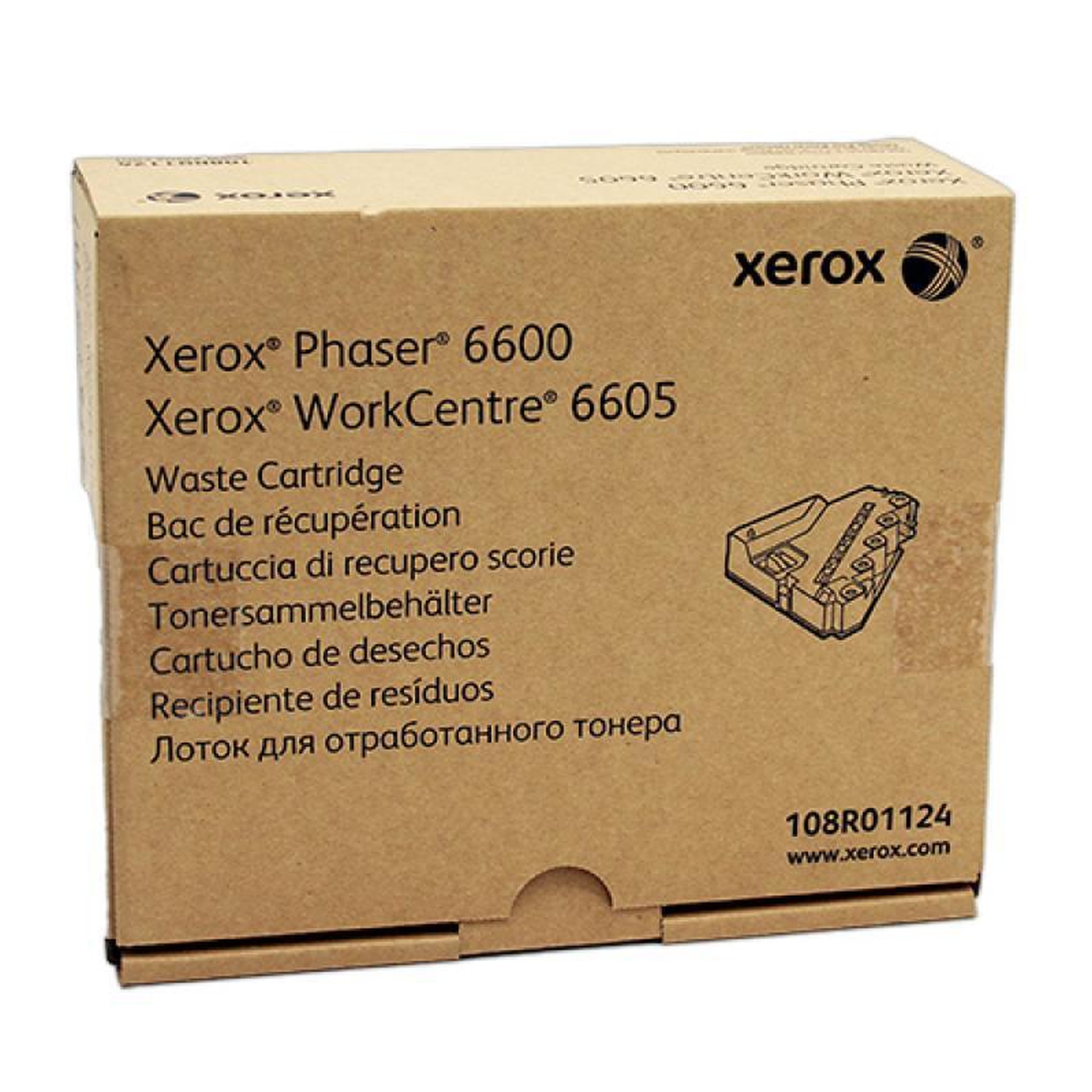 Voir la diapositive 2 : Xerox Xerox Waste Toner Bottle 6600 (108R01124)