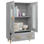 Voir la diapositive 4 : VIDAXL Buffet Sonoma gris 70x31x115 cm Bois d'ingenierie