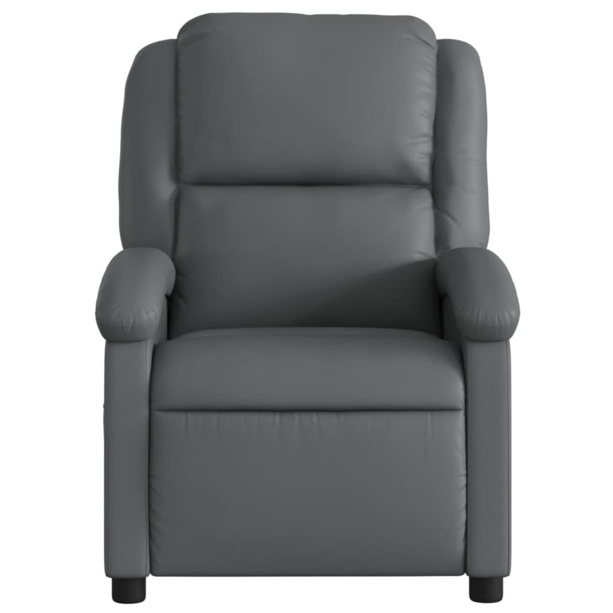 VIDAXL Fauteuil de massage inclinable Gris Similicuir
