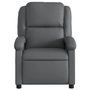 Voir la diapositive 4 : VIDAXL Fauteuil de massage inclinable Gris Similicuir
