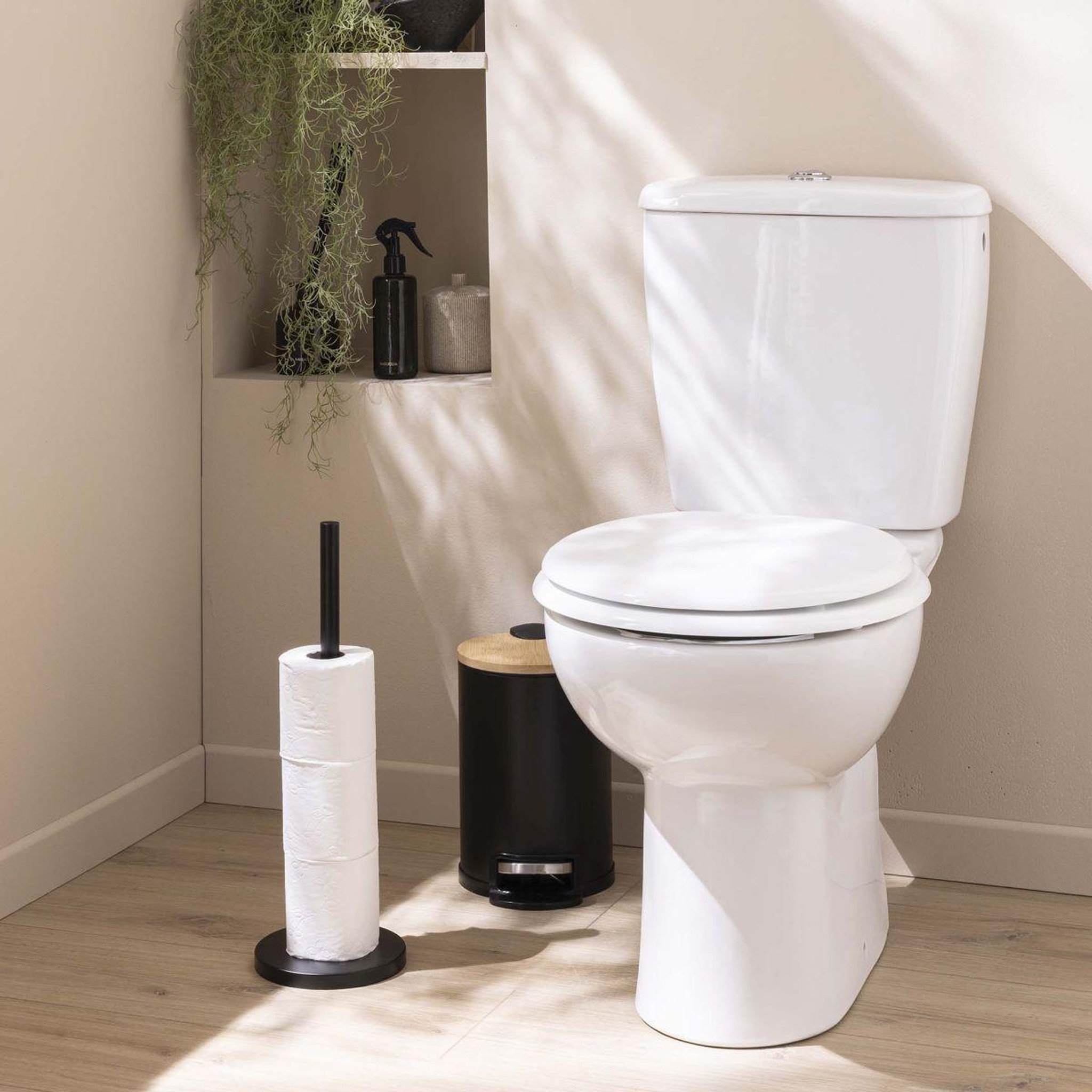 Voir la diapositive 3 : Douceur d'Intérieur Réserve papier wc  filano  43cm noir