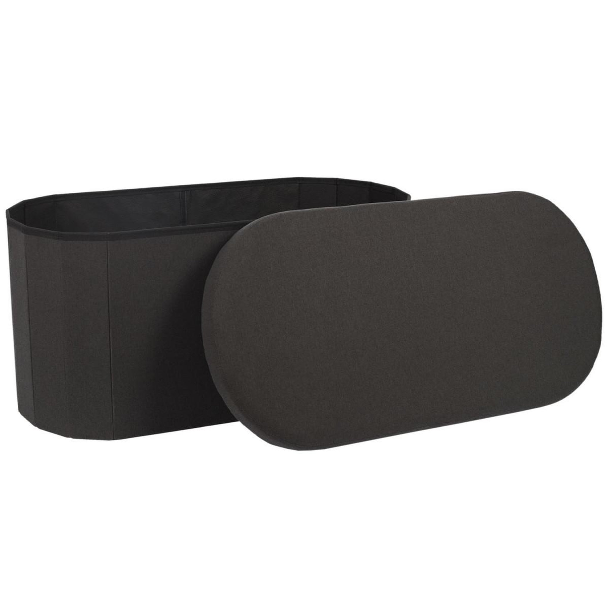 Voir la diapositive 3 : The Home Deco Factory Banc coffre pliable  pills  76cm noir