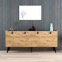 Voir la diapositive 3 : Habitat et Jardin Buffet en bois  Kaya  - 180 x 40 x 79 cm - Marron