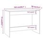 Voir la diapositive 6 : VIDAXL Ensemble a manger 3 pcs Sonoma gris Bois d'ingenierie