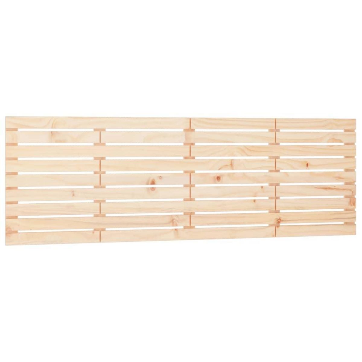 VIDAXL Tete de lit murale 206x3x63 cm Bois massif de pin