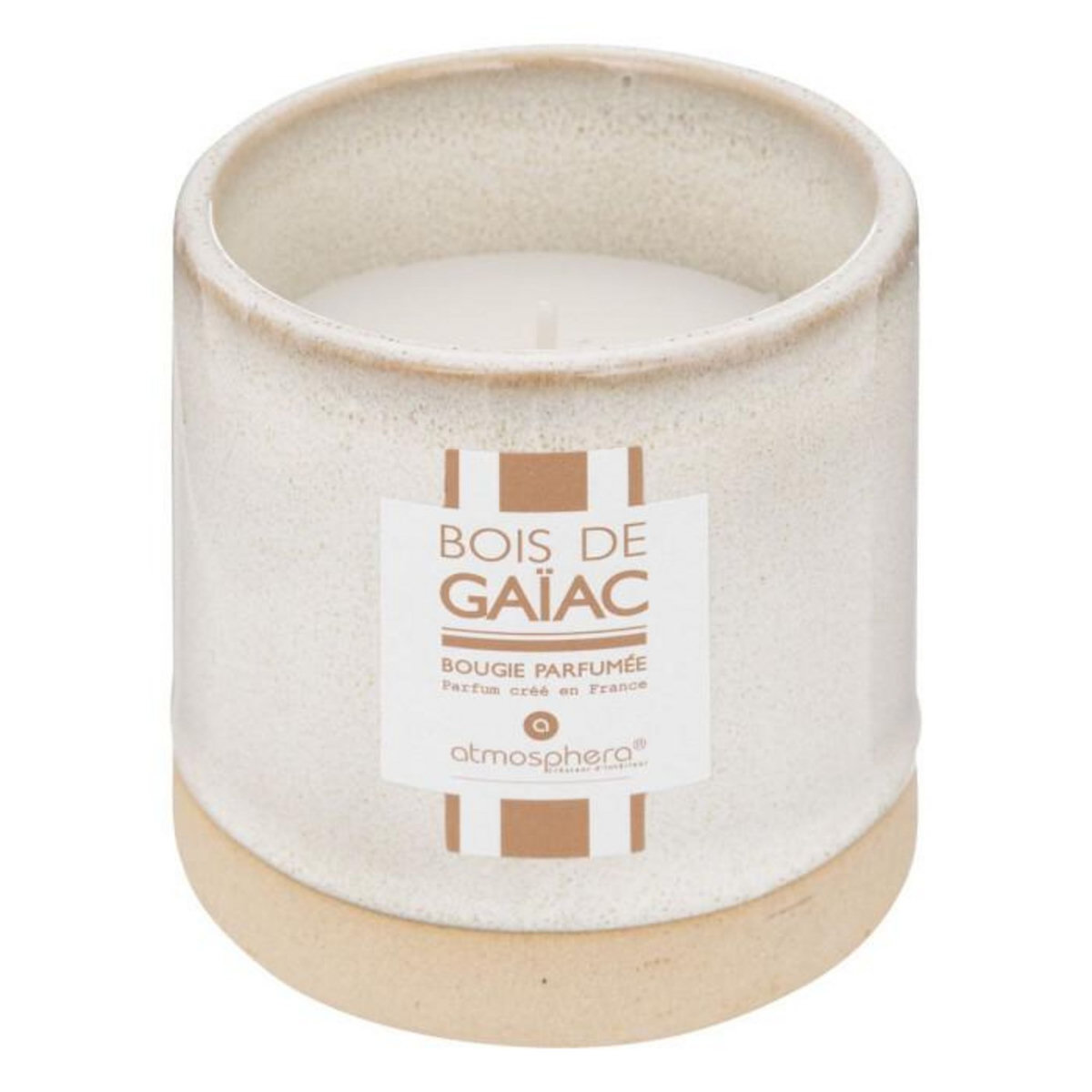 ATMOSPHERA Bougie Parfumée Déco  Marty  160g Bois de Gaïac