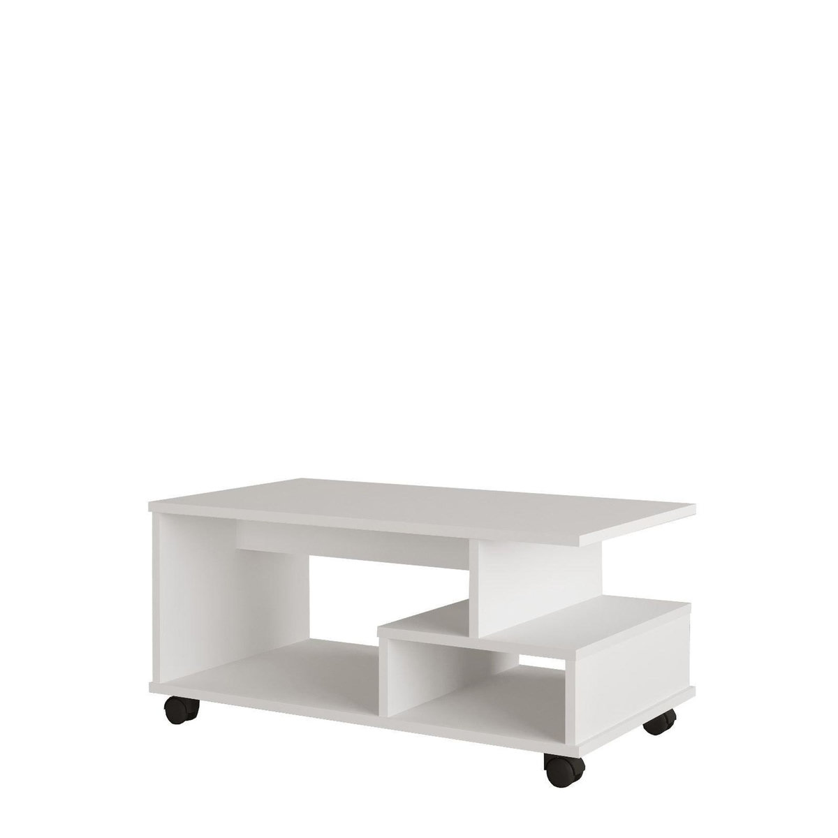 Habitat et Jardin Table basse en bois  MIN9  - 90 x 51 x 42 cm - Blanc