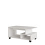 Voir la diapositive 1 : Habitat et Jardin Table basse en bois  MIN9  - 90 x 51 x 42 cm - Blanc