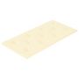 Voir la diapositive 3 : VIDAXL Panneaux muraux 12 pcs Creme 60x30 cm Similicuir 2,16 m^2