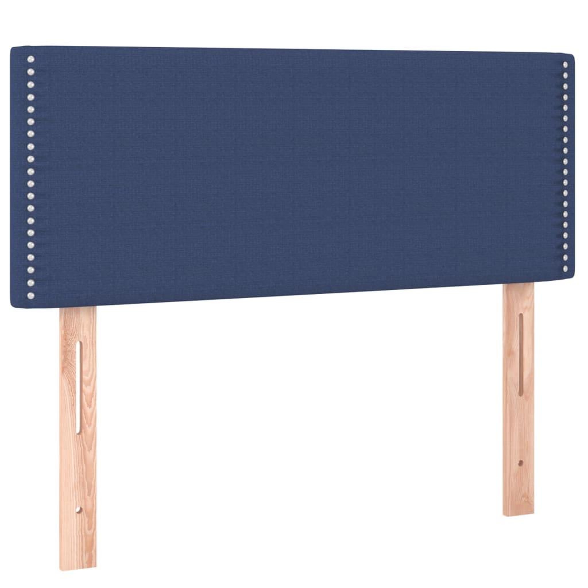 Voir la diapositive 4 : VIDAXL Tete de lit a LED Bleu 100x5x78/88 cm Tissu