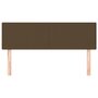 Voir la diapositive 3 : VIDAXL Tetes de lit 2 pcs Marron fonce 72x5x78/88 cm Tissu