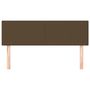 Voir la diapositive 3 : VIDAXL Tetes de lit 2 pcs Marron fonce 72x5x78/88 cm Tissu