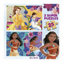 Voir la diapositive 3 : EDUCA Puzzles 2 X 25 pcs Princesses Disney en bois